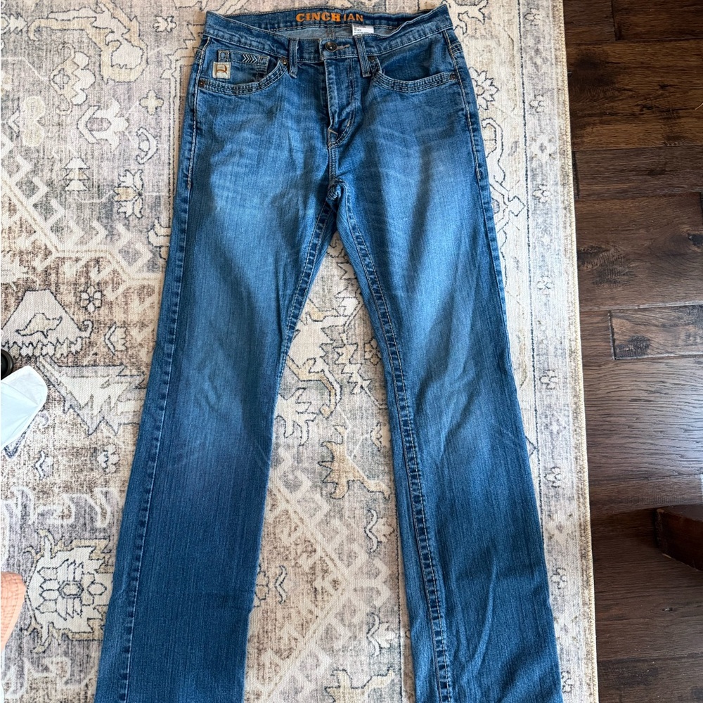 Cinch Men's Relaxed Blue Jeans